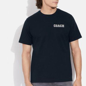 NWT COACH VARSITY T SHIRT ORGANIC COTTON